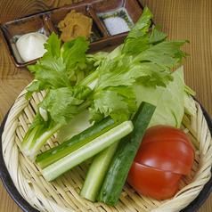 新鮮野菜のざる盛り