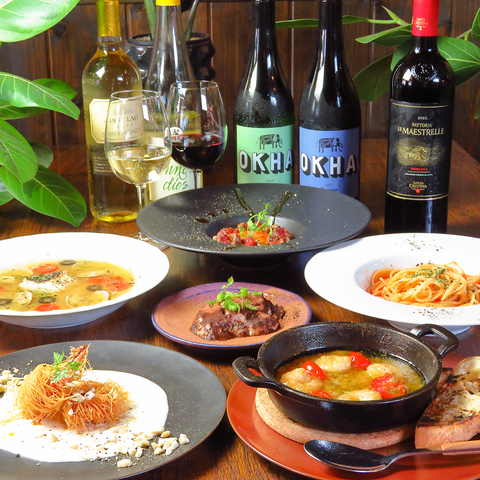 東武宇都宮駅スグ◆隠れ家ビストロで、熟練の炭火焼き料理と珠玉の厳選ワインを堪能