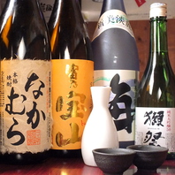 多種多様な焼酎・日本酒をご用意！