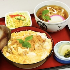 かつ丼 ミニそばセット(温・冷)