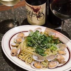 あさりと姫三つ葉のジェノベーゼパスタ