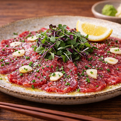馬肉のカルパッチョ