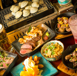 かもめ屋の人気メニューで構成したコースがおすすめです！おいしいお肉や逸品料理をお得に楽しめます