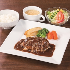 粗挽きハンバーグ