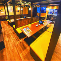 広々とした店内!!貸切最大120名様ご利用OK◎