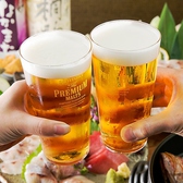 のどぐろと相性抜群な焼酎や日本酒を豊富に取り揃えております。沢山のお酒を楽しみたいお客様はお好きな焼酎を3種類お選び頂けるきき酒がおすすめです。接待やお仕事帰りの一杯、ご宴会などに是非ご利用下さい。もちろん焼酎や日本酒以外にもビールやワイン、サワーなどもご用意致しております♪