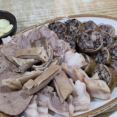 スンデの盛り合わせ