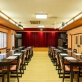 最大60名様までご利用可能な宴会場◎ご希望の際にはぜひお問い合わせください！座敷・椅子席を選べます◎