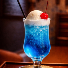 碧|ライチ香るブルーハワイクリームソーダ