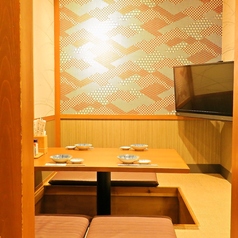 テレビ付きの個室もございます