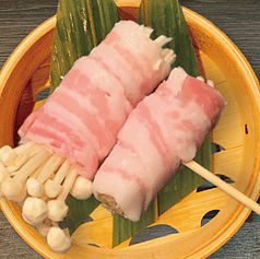 蒸籠串　セイロ串　肉巻きえのき