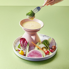 10種のスティック野菜 バーニャフォンデュ