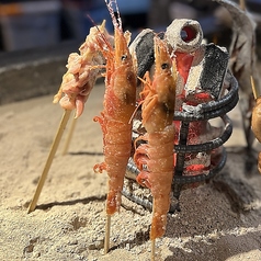 赤エビの鬼殻焼き(1本)
