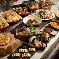 多彩な料理が並ぶビュッフェ形式の宴会プランをご提供♪