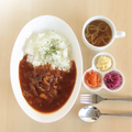 料理メニュー写真&nbsp;自家製ラムハヤシ スープ・付け合わせ付