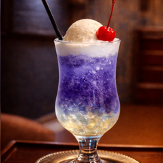 藤|檸檬ゼリーとバタフライピークリームソーダ