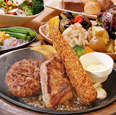 大エビフライグリル サラダバー付