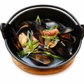 料理メニュー写真&nbsp;日本酒の海鮮風呂鍋