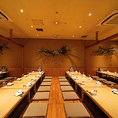 20名様～最大73名様までの各個室をご用意！会社宴会や歓送迎会に是非！