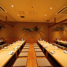 20名様~最大73名様までの各個室をご用意!会社宴会や歓送迎会に是非!