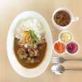 料理メニュー写真&nbsp;デビルチキンカレー スープ・付け合わせ付