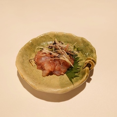 真鯛の酒盗和え