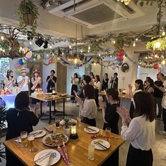 渋谷ガーデンパティオのコース写真