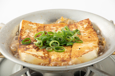 枝豆のピリ辛ガーリック炒め/京豆腐のステーキ～ゆずポン風味～