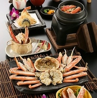 気心知れた同僚や友人と共にかに三昧の会席を堪能