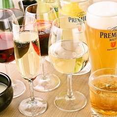 飲み放題がコスパ◎2時間1500円(税込)で楽しめます!