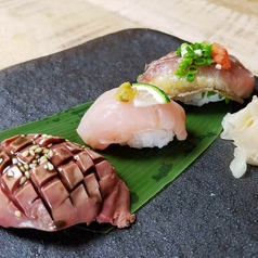 鶏にぎり3種盛り