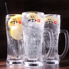 ドリンクの種類も豊富!キンキンに冷えて飲みごたえ抜群