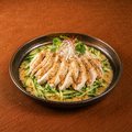 料理メニュー写真&nbsp;バンバンジー・野菜と玉子スープ
