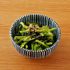 無限ピーマン/枝豆/うずら煮玉子/いぶりがっこクリームチーズ 各