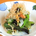 料理メニュー写真&nbsp;鯛と万願寺の豆醤油和え