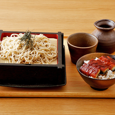 信州そばとミニうなぎ丼