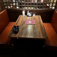 周囲を気にせずにご宴会♪半個室席を多数ご用意。