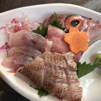 地元島根県産の野菜や魚介類を使用。