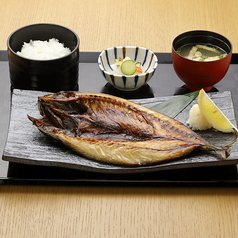 とろサバ開き定食