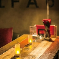 落ち着いた雰囲気で、ゆったりと過ごせる空間づくり