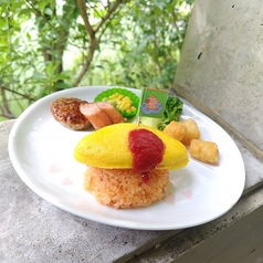 キッズオムライス　ガチャガチャコインつき