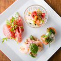 料理メニュー写真&nbsp;前菜4種盛り合わせ half