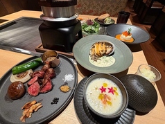 鉄板焼き 神火のコース写真