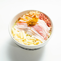 豚カレーチーズもんじゃ