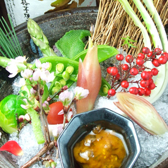 彩り野菜の和風バーニャカウダー