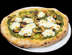 にらジェノベーゼと椎茸