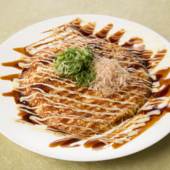 自然薯のふわふわお好み焼き