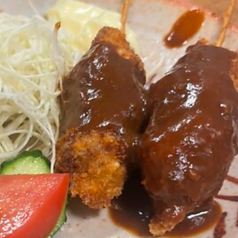 味噌串カツ定食