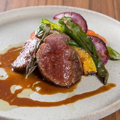 大麦牛のミスジステーキ