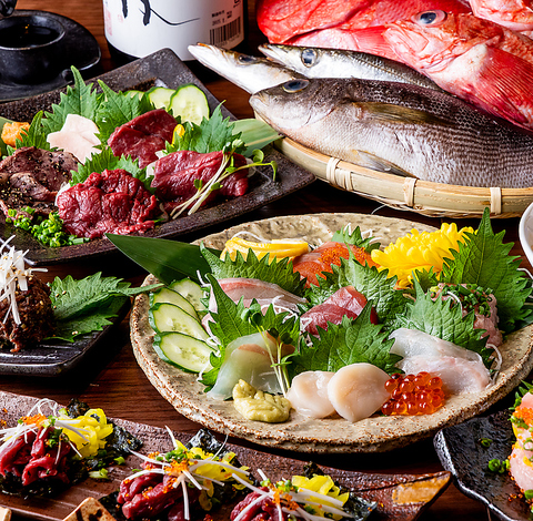 【個室あり】横浜駅5分◆「朝どれ鮮魚」「会津馬刺し」がイチオシの居酒屋！
